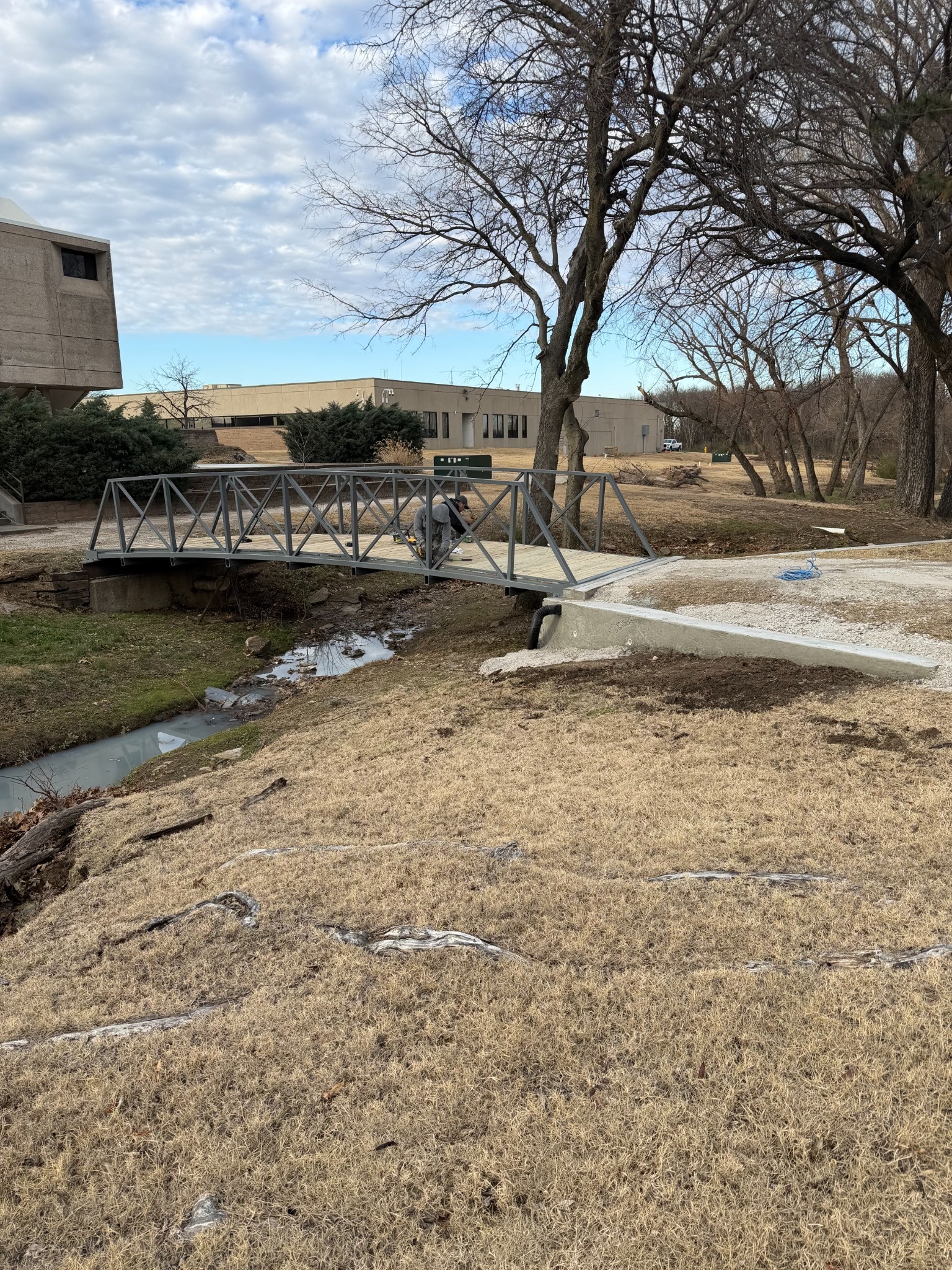 Bridge and site improvement work